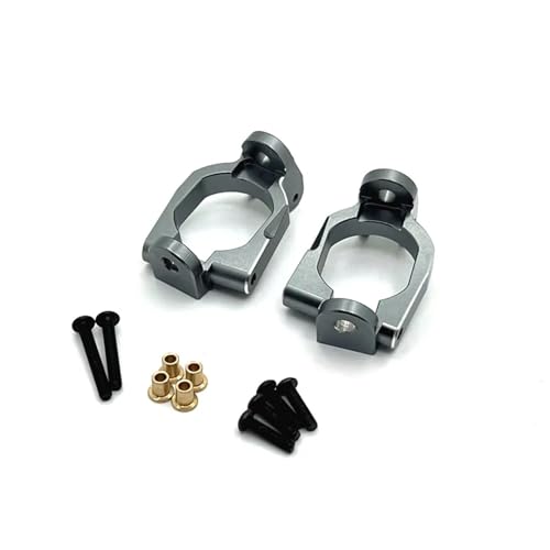 YXIUEYINGE Metall verbesserter vorderer C-Sitz for MJX 1/10 10208 Monster RC Autoteile(Dark Grey) von YXIUEYINGE
