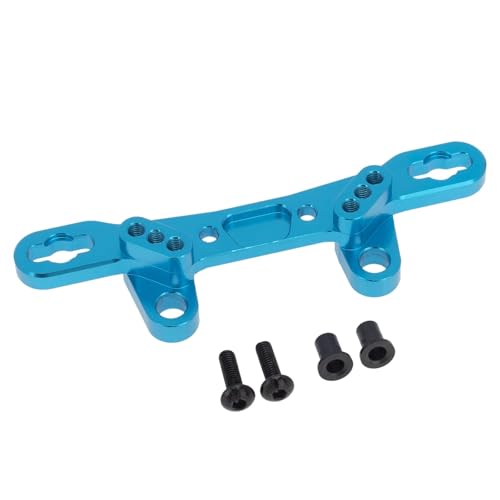 YXIUEYINGE Metall vorne hinten Stoßdämpferbrücke Dämpferstrebe for Tam-iya TT02 TT-02 TT02B TT02T 1/10 RC Auto Upgrades Teile Zubehör(Blauw) von YXIUEYINGE