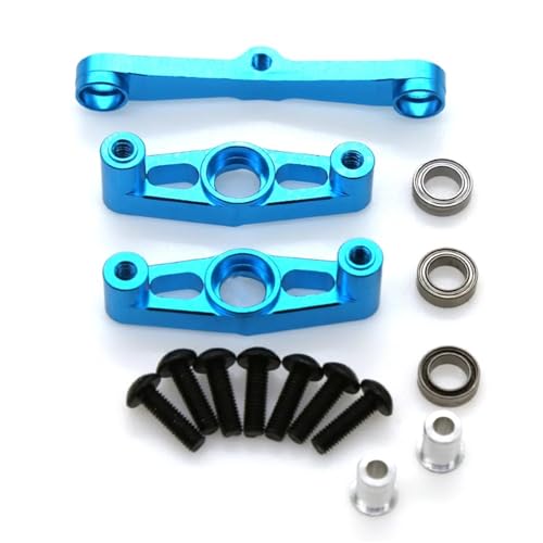 YXIUEYINGE Metalllenkung mit Lager for Tam-iya TT02 TT-02 1/10 RC Auto-Upgrade-Teile von YXIUEYINGE