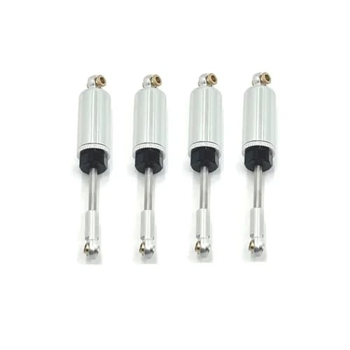YXIUEYINGE Ölgefüllter Metall-Stoßdämpferdämpfer for MN128 MN86 MN86S G500 1/12 RC-Auto-Upgrade-Teile Zubehör(Silvery) von YXIUEYINGE