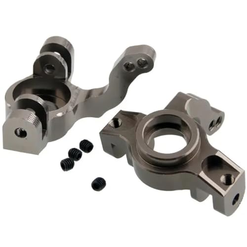 YXIUEYINGE RC for AXIAL AX31001 Aluminium Achsschenkel Arm 2P for 1:10 for Yeti 90026(Light Grey) von YXIUEYINGE
