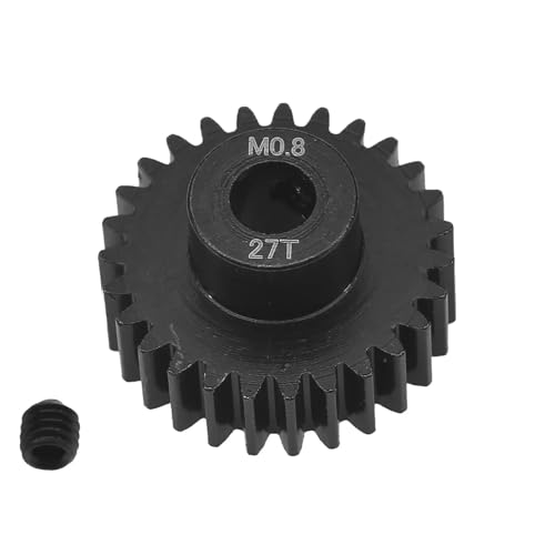 YXIUEYINGE Stahl 0,8M 27T Ritzel Metall Motor Getriebe 5647 for Trax-xas UDR Unlimited Desert Racer 1/7 RC Auto Upgrade Teile von YXIUEYINGE