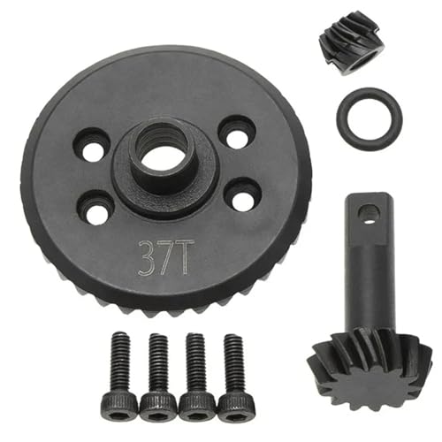 YXIUEYINGE Stahl Differential Ring Getriebe Ausgang Zahnräder Set 13T 37T 6882 5379 for Trxs for Slash 4x4 for Stampede for Hoss HQ727 Upgrade Teile von YXIUEYINGE