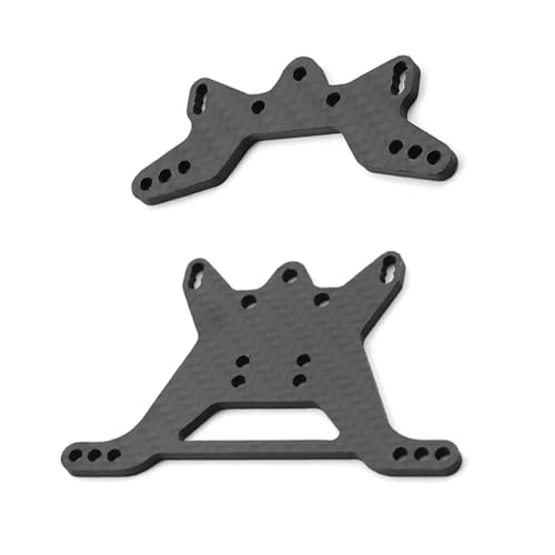 YXIUEYINGE TT02B Carbon Vorne Hinten Dämpfer Bleiben for 1/10 for Tam-iya RC Buggy Auto TT-02B Chassis Upgrades Ersetzen Teile von YXIUEYINGE