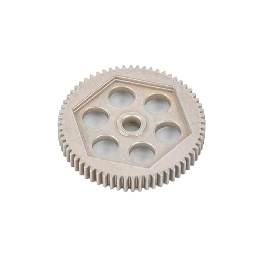 YXIUEYINGE Teile Metall Grown Gear 64T Motor Gear R86502 for EX86190 1/10 RC Autos Modell Crawler Original Zubehör von YXIUEYINGE