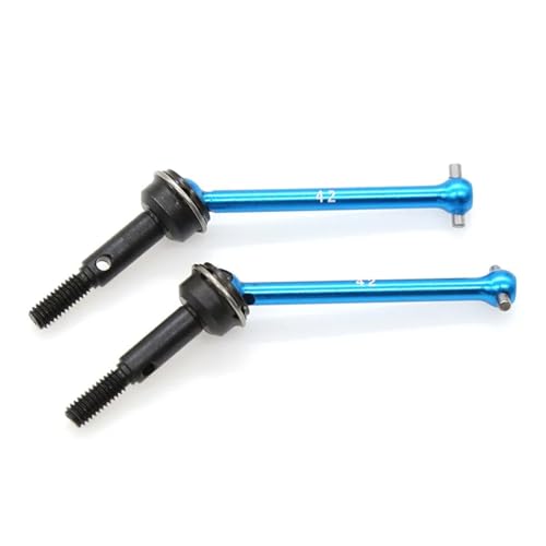 YXIUEYINGE Universal Vorne und Hinten CVD Antriebswelle for 1/10 for Tam-iya XV-01 TC-01 54515 54516 RC Modell Auto antriebswelle Reparatur Teile Zubehör(Front Shaft 42mm) von YXIUEYINGE