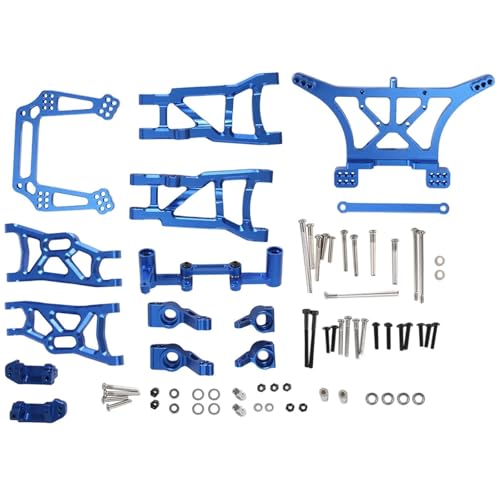 YXIUEYINGE Upgrade-Aluminiumlegierung-Chassisarm C-Sitz Hinterachsschenkel-Teilesatz for 1/10 for Trax-xas 2WD for Slash for Rustler for Stampede-Teile, 1 von YXIUEYINGE