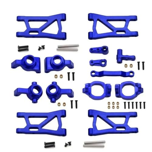 YXIUEYINGE Upgrade-Teile aus Aluminiumlegierung for Remo for Hobby for Smax 1/16 RC-Auto 1631 1635 1651 1655 Schwingarm-Lenkgruppe Cup-Achshalterung C-Sitz(Blauw) von YXIUEYINGE