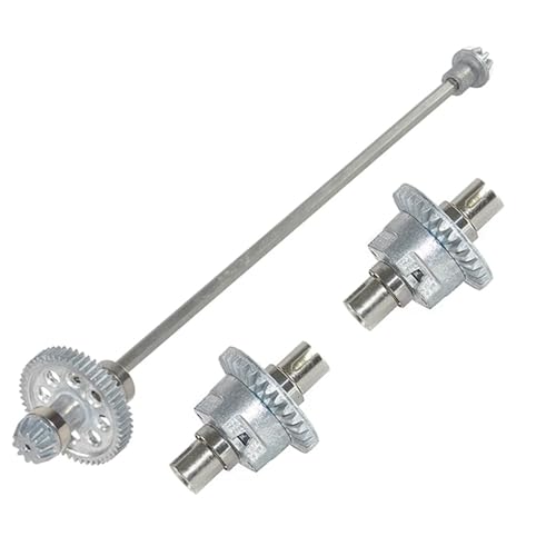 YXIUEYINGE Verbesserte zentrale Antriebswelle aus Metall und 2-teiliges Differential for Leg-End 1/10 RC-Autoersatzteilzubehör von YXIUEYINGE