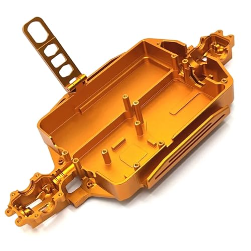 YXIUEYINGE Verbessertes Metallgehäuse for MJX-Modell 1/16 16207 16208 16209 16210 H16 M162 RC-Autoteile(Yellow) von YXIUEYINGE