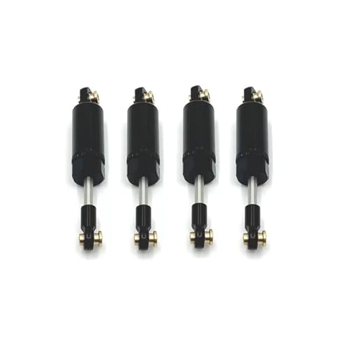 YXIUEYINGE Verwendet for MN Modell 1/12 D90 D91 D96 99S MN82 LC79 MN78 for WPL C14 C24 RC Auto Teile Metall verbesserte Hydraulische Stoßdämpfer(Zwart) von YXIUEYINGE