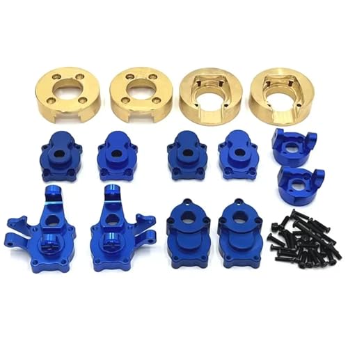 YXIUEYINGE Vorderer und hinterer Cup C-Sitz gewichtet for MJX H8H YK4102-3-4-6 4082-83 Metall-Upgrade-Teile Rc-Modell Crawler Car Truck(Blauw) von YXIUEYINGE