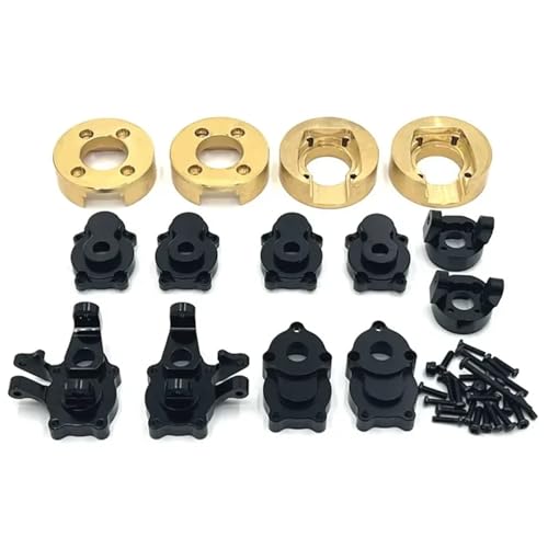 YXIUEYINGE Vorderer und hinterer Cup C-Sitz gewichtet for MJX H8H YK4102-3-4-6 4082-83 Metall-Upgrade-Teile Rc-Modell Crawler Car Truck(Zwart) von YXIUEYINGE