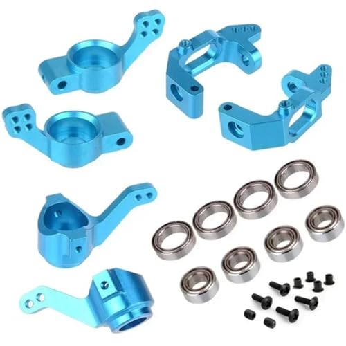 YXIUEYINGE for 1/10 94123 94111 for HSP Tuningteile 102010 102011 102012 02013 02014 02015 Kugellager Aluminiumlegierung Lenknabenhalterung Set(Blauw) von YXIUEYINGE