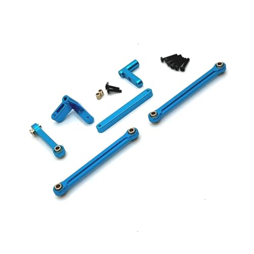YXIUEYINGE for HS 1/14 14321 14322 14331 14332 14421 14422 14431 14432 C8802 YDJ-D879 RC Fernbedienung Auto Ersatzteile Lenkung Set Kit(Sky Blue) von YXIUEYINGE