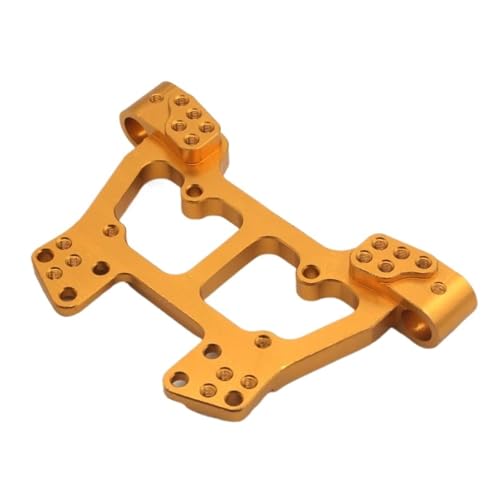 YXIUEYINGE for HSP 108022 188022 Aluminium Vorne und Hinten Shock Tower 08012 1/10 Upgrade Teile for 94108 94188 94111(Yellow) von YXIUEYINGE
