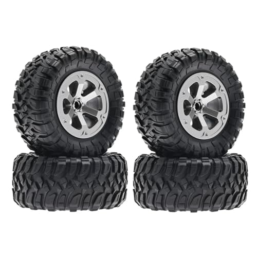 YXIUEYINGE for LDRC LD-P06 LD P06 Unimog 4 stücke 72mm Reifen Rad 1/12 RC LKW Auto Upgrades Teile Zubehör von YXIUEYINGE
