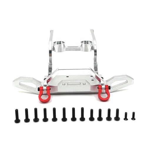 YXIUEYINGE for MJX 1/12 H12Y H12Y + RC Fernbedienung Auto Metall Upgrade Teile Front Stoßstange Stoßfänger Teile(Silver) von YXIUEYINGE