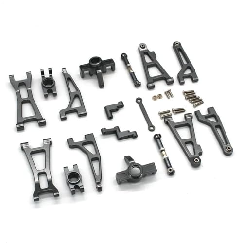 YXIUEYINGE for MJX 16208 16209 16210 16207 H16 1/16 Bürstenlose High Speed ​​R/C Autos/LKW Upgrade Aluminium Legierung Ersatzteile komplette Set(Grey) von YXIUEYINGE