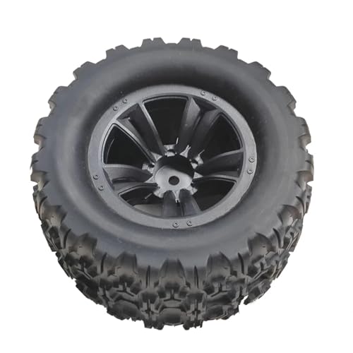 YXIUEYINGE for MJX for Hyper Go 10208 1/10 High Speed ​​RC Autos R/C Trucks Ersatzteile Gummiräder/Reifen(Black 1pc) von YXIUEYINGE