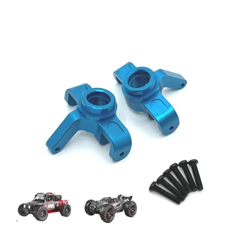 YXIUEYINGE for MJX for Hyper Go 14209 14210 1/14 R/C Autos RC Truck Verbesserte Teile #14230B Aluminiumlegierung Lenkbecher(Blauw) von YXIUEYINGE