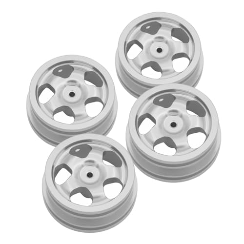YXIUEYINGE for MN78 MN82 Rad Hub Reifen Metall CNC Aluminium Legierung Änderung Zubehör Rc Zubehör Auto(Silver) von YXIUEYINGE