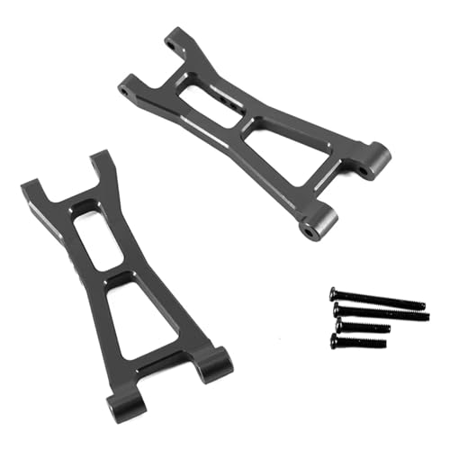 YXIUEYINGE for Mjx for Hyper Go 16207 16208 16209 16210 H16 Upgrade Teile Metall Rear Lower Swing Arm for Rc Auto Aluminium Zubehör(Dark Grey) von YXIUEYINGE