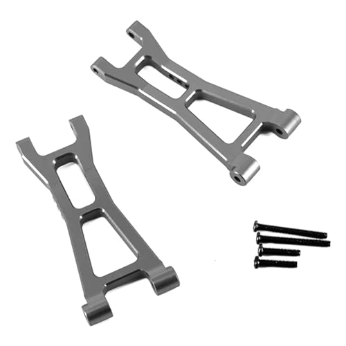 YXIUEYINGE for Mjx for Hyper Go 16207 16208 16209 16210 H16 Upgrade Teile Metall Rear Lower Swing Arm for Rc Auto Aluminium Zubehör(Silver) von YXIUEYINGE