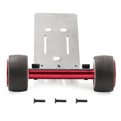 YXIUEYINGE for TRAX-XAS MINI MAXX Monster TRUCK-107154-1 RC Edelstahl Heads-Up Rad(Rood) von YXIUEYINGE