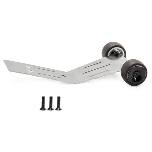 YXIUEYINGE for TRAX-XAS MINI MAXX Monster TRUCK-107154-1 RC Edelstahl Heads-Up Rad(Zwart) von YXIUEYINGE