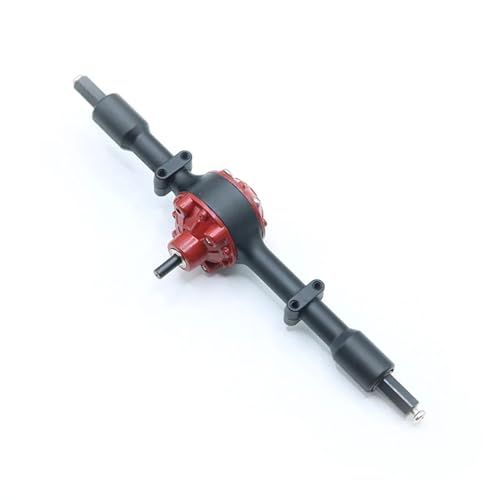 YXIUEYINGE for WPL C14 C24 C54 C74 C74-1 Metallachse Vorder- und Hinterachse Modifikation und Upgrade-Zubehör(Black Rear axle) von YXIUEYINGE