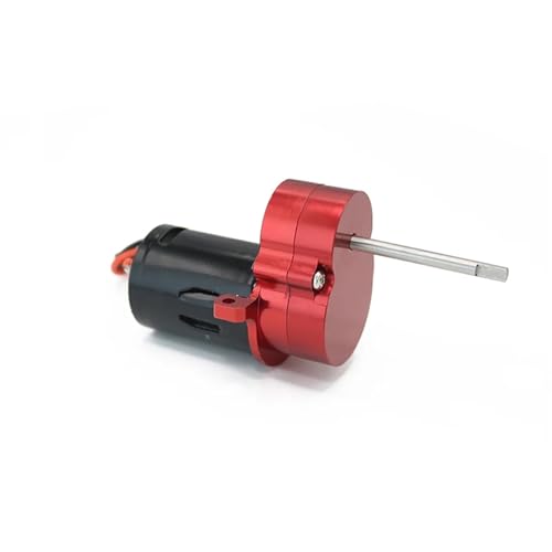 YXIUEYINGE for WPL D12 Metall Getriebe 370 Motor Modifizierte Und Verbesserte Zubehör Metall Getriebe Getriebe Shell(Rood) von YXIUEYINGE