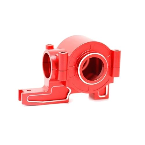 YXIUEYINGE for YIK-ONG 4072 1/7 Hinten Gerade Brücke Wüste Karte Aluminium Legierung Welle Box Shell Ersatzteile for YK DF7 Kurze Karte(Rood) von YXIUEYINGE