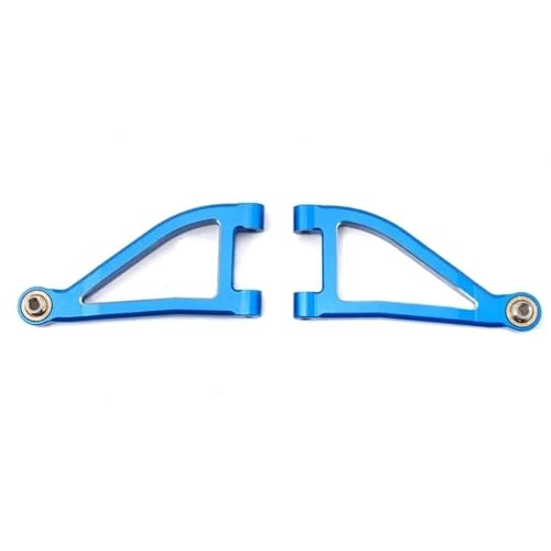 YXIUEYINGE for YK DF7 Kurze Karte for YIK-ONG 4072 1/7 Wüste Karte Front Upper Schaukel Arm Upgrade Zubehör Aluminium Legierung(Blauw) von YXIUEYINGE