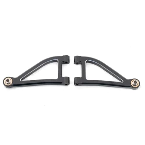YXIUEYINGE for YK DF7 Kurze Karte for YIK-ONG 4072 1/7 Wüste Karte Front Upper Schaukel Arm Upgrade Zubehör Aluminium Legierung(Zwart) von YXIUEYINGE