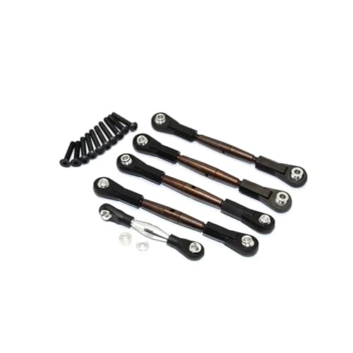 for AXIAL 1/10 for YETI for Rock Racer 90026 Buggy Klettern Auto Metall Spurstange + Oberarm Spurstange + Service Spurstange von YXIUEYINGE