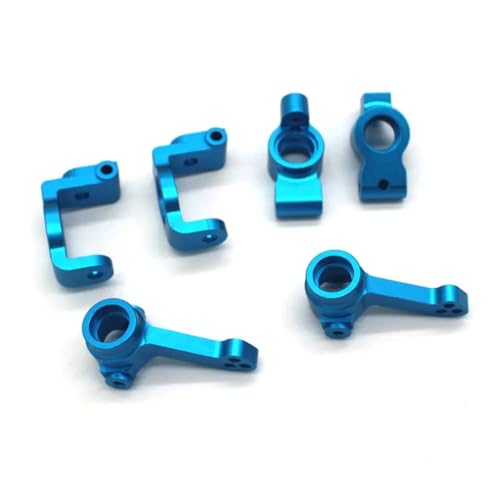 for HNR H9802 for Pferd E30 Edition 1/10 RC Fernbedienung Flache Sport Auto Metall Upgrade Lenkung Tasse Hinterachse Sitz C Sitz(Sky Blue) von YXIUEYINGE