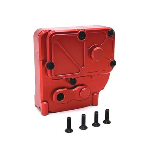 for MJX 1/12 H12Y H12Y + RC 4MD Metall Upgrade Teile for Fernbedienung Fahrzeug Medium Welle Box Shell Teile(Rood) von YXIUEYINGE