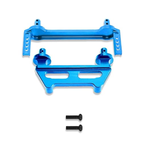 for MJX for Hyper Go 1/16 16208 16209 16210 H16 H16BM Metall Vordere Karosseriesäulen RC Auto Hintere Karosseriesäulen 16209 16210 Karosserierahmen(Blauw) von YXIUEYINGE