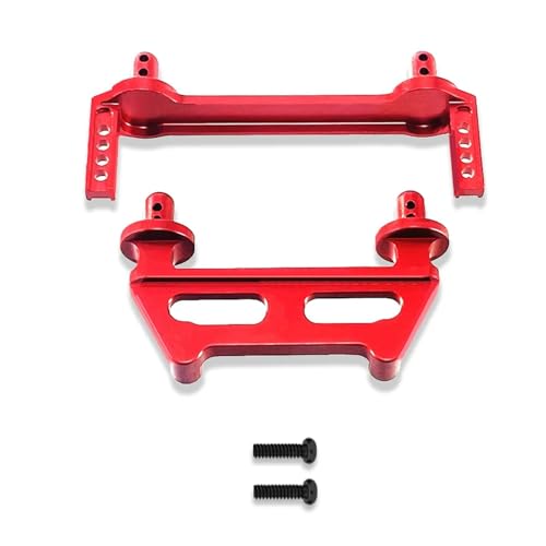 for MJX for Hyper Go 1/16 16208 16209 16210 H16 H16BM Metall Vordere Karosseriesäulen RC Auto Hintere Karosseriesäulen 16209 16210 Karosserierahmen(Rood) von YXIUEYINGE