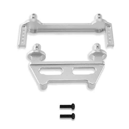 for MJX for Hyper Go 1/16 16208 16209 16210 H16 H16BM Metall Vordere Karosseriesäulen RC Auto Hintere Karosseriesäulen 16209 16210 Karosserierahmen(Silver) von YXIUEYINGE