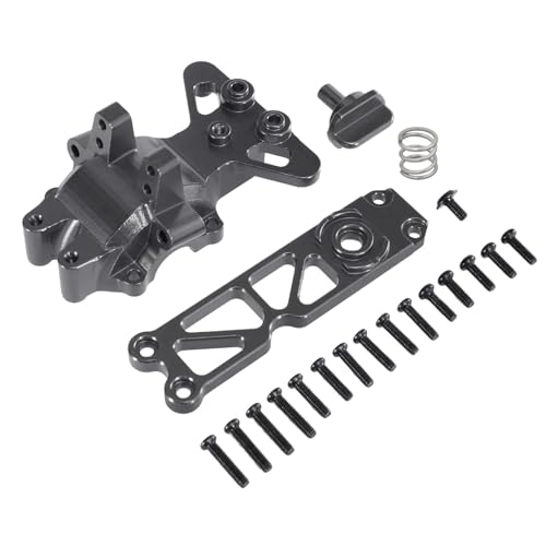 for MJX for Hyper go 1/16 16207 16208 16209 16210 H16V3 M162 M163 Front Getriebe Abdeckung Zweiten Boden Metall Front Upper Getriebe Box Shell(Gray) von YXIUEYINGE