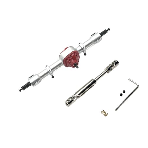 for MN 78 82 RC-Auto, Metallachsenbaugruppe, Upgrade der hinteren Brückenbaugruppe, Antriebswelle, CVD-Antriebswelle mit 3 bis 4 mm Wellenhülse(Silver) von YXIUEYINGE