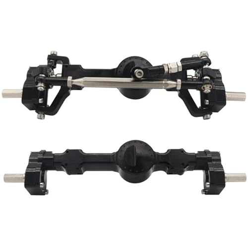 for MN D90 FJ45 MN40 MN45 MN90 MN91 MN96 MN99 MN99S MN98 CNC Vollmetall-Portalachse vorne und hinten, schwarz von YXIUEYINGE