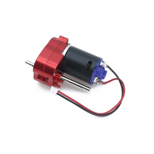 for MN78 MN82 Mn168 99s LC79 CNC Metallgetriebe 370 Motorgetriebe Motorgetriebe mit Metallgetriebe 1/12 RC Rc Autoteile(Rood) von YXIUEYINGE