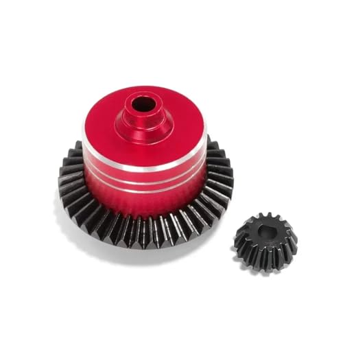 for TAM-IYA XV02 TT02 TT02B 1/10 RC Auto Upgrade Teile Differential Zähne + Shell Gear Kit RC Auto Zubehör(Rood) von YXIUEYINGE