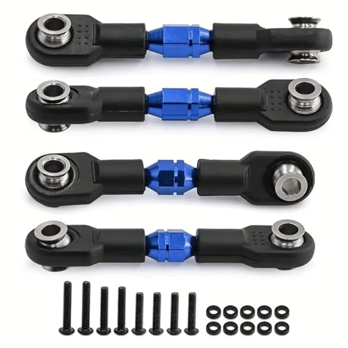 for Trax-xas 1/10 4-TEC Drift for Ford Mustang Metall Volle Auto Pull Bar Einstellbar(Blauw) von YXIUEYINGE