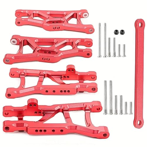for Trax-xas for Slash 2WD Upgrade Teile Vorne Und Hinten Arm DREI-Stück Set #3631#2555(Rood) von YXIUEYINGE