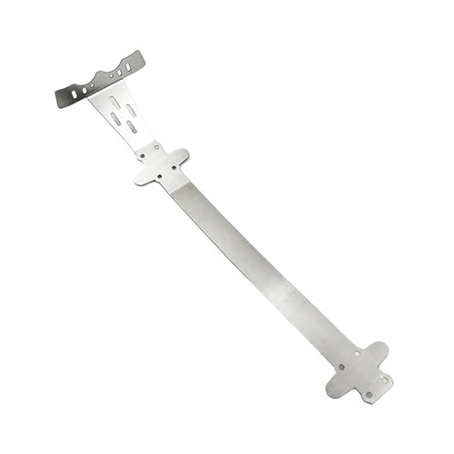 for WLtoys 1/10 104009 104019 RC Auto Modifizierte Metallersatzteile 1/12 12402-A 12401 12403 12404 Chassisverstärkungskomponenten(Silver A) von YXIUEYINGE