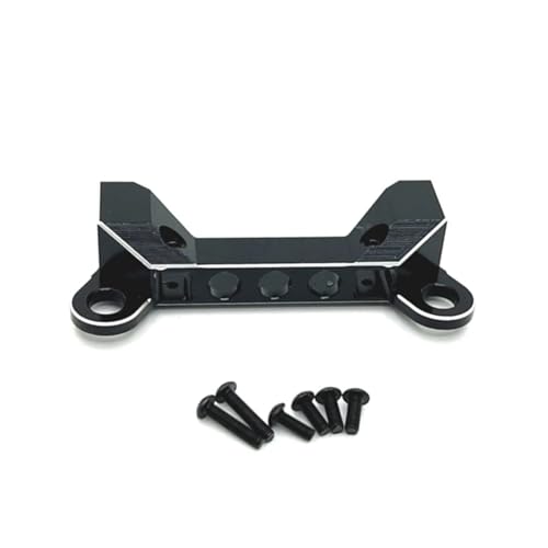 for Wltoys 104006 104010 104020 104026 Metall Front Stoßstange zu Montieren Ständer 1/10 RC Auto Upgrade Teile Zubehör(Zwart) von YXIUEYINGE